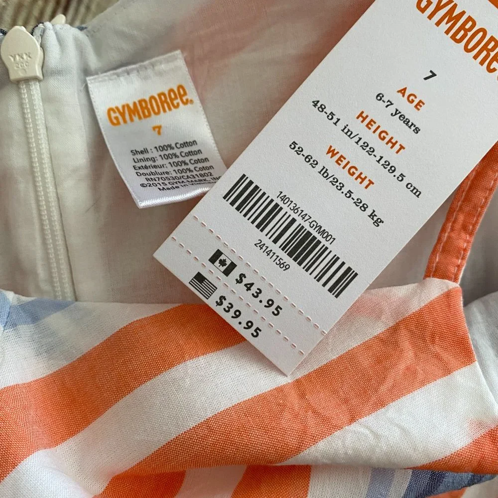 Gymboree Cute on the Coast Sundress - NWT Size 7